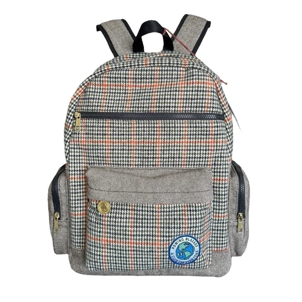 NWT Rowing Blazers x Target Plaid Backpack 17.75